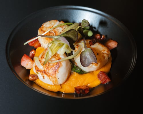 Culinary Arts - Scallops Dish in a Bowl