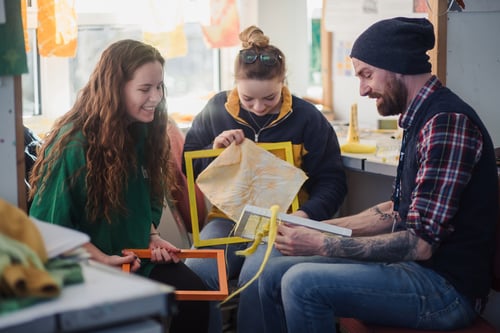6th-Form - Students with a Teacher